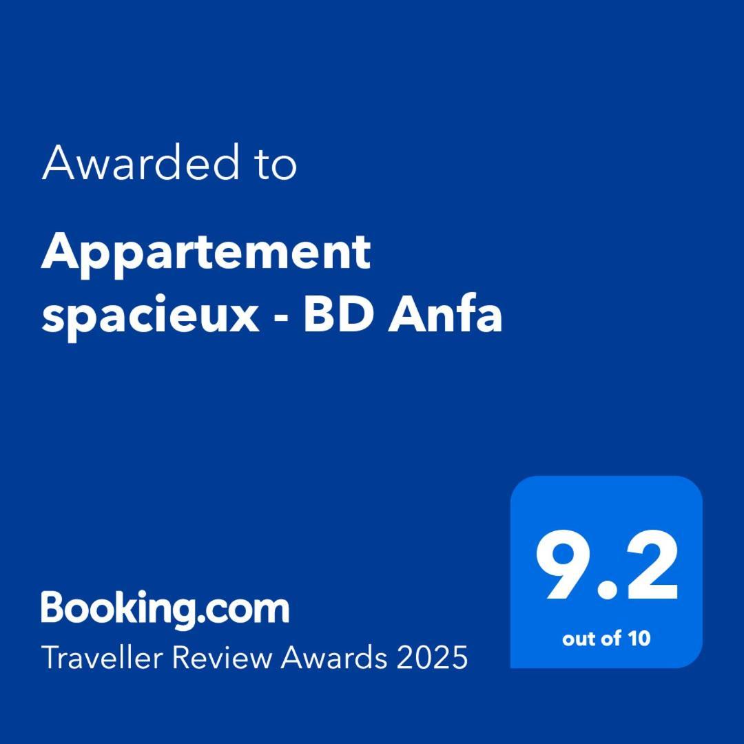 Appartement Spacieux - Bd Anfa Казабланка Екстериор снимка